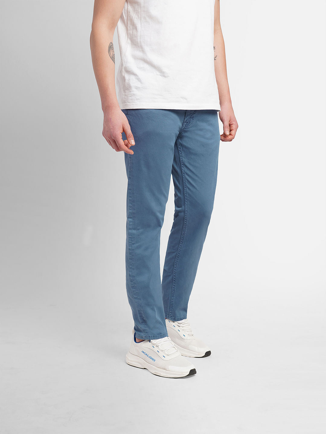 Blue Slim Fit Chinos