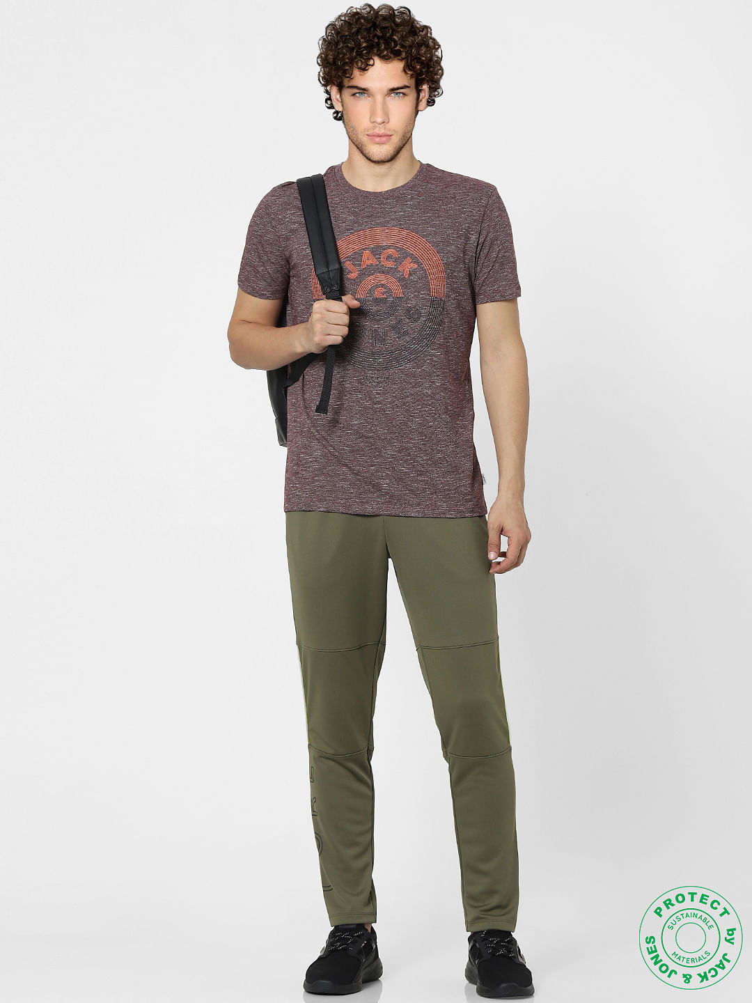 Red Graphic Print T-shirt