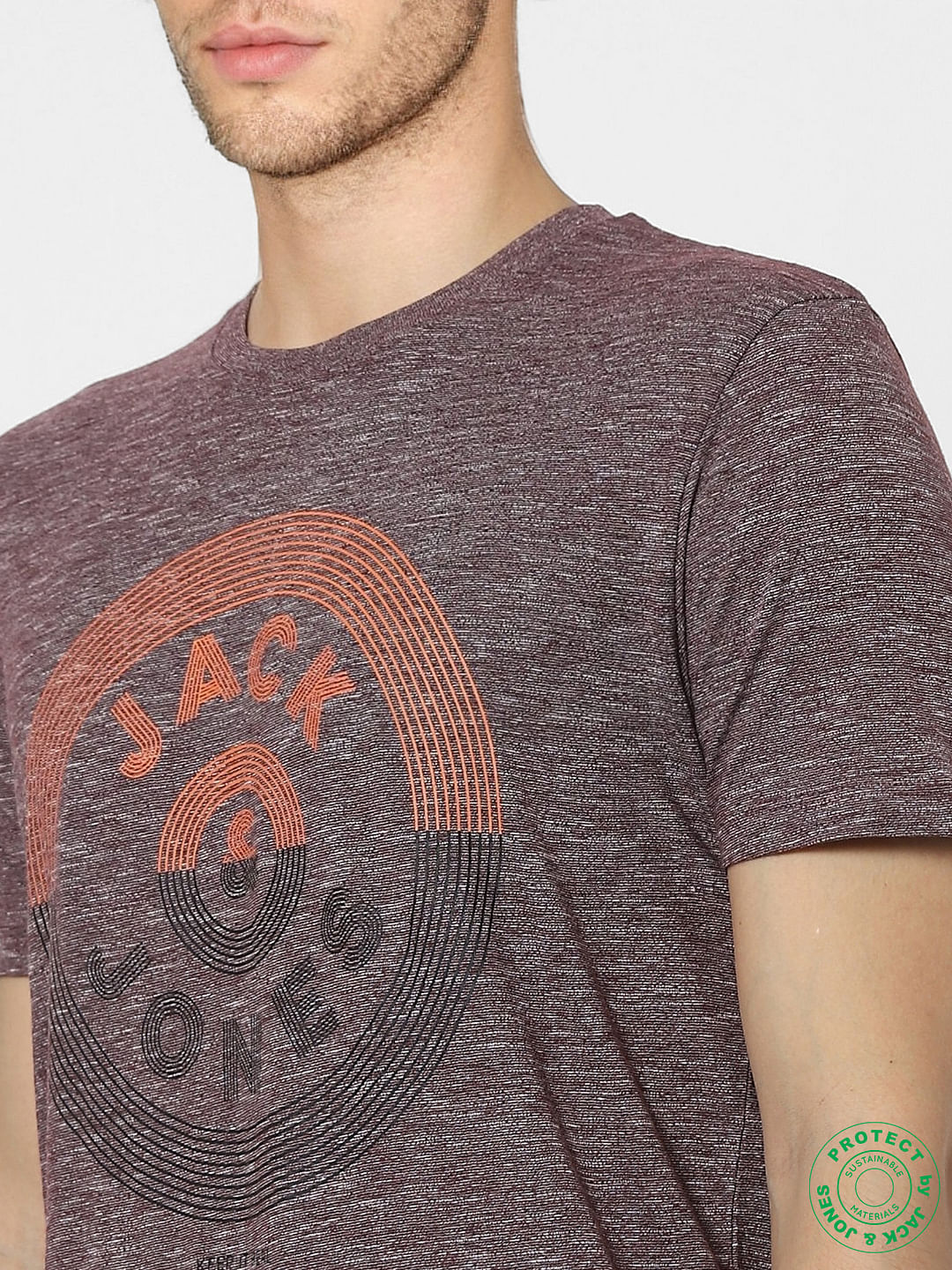 Red Graphic Print T-shirt