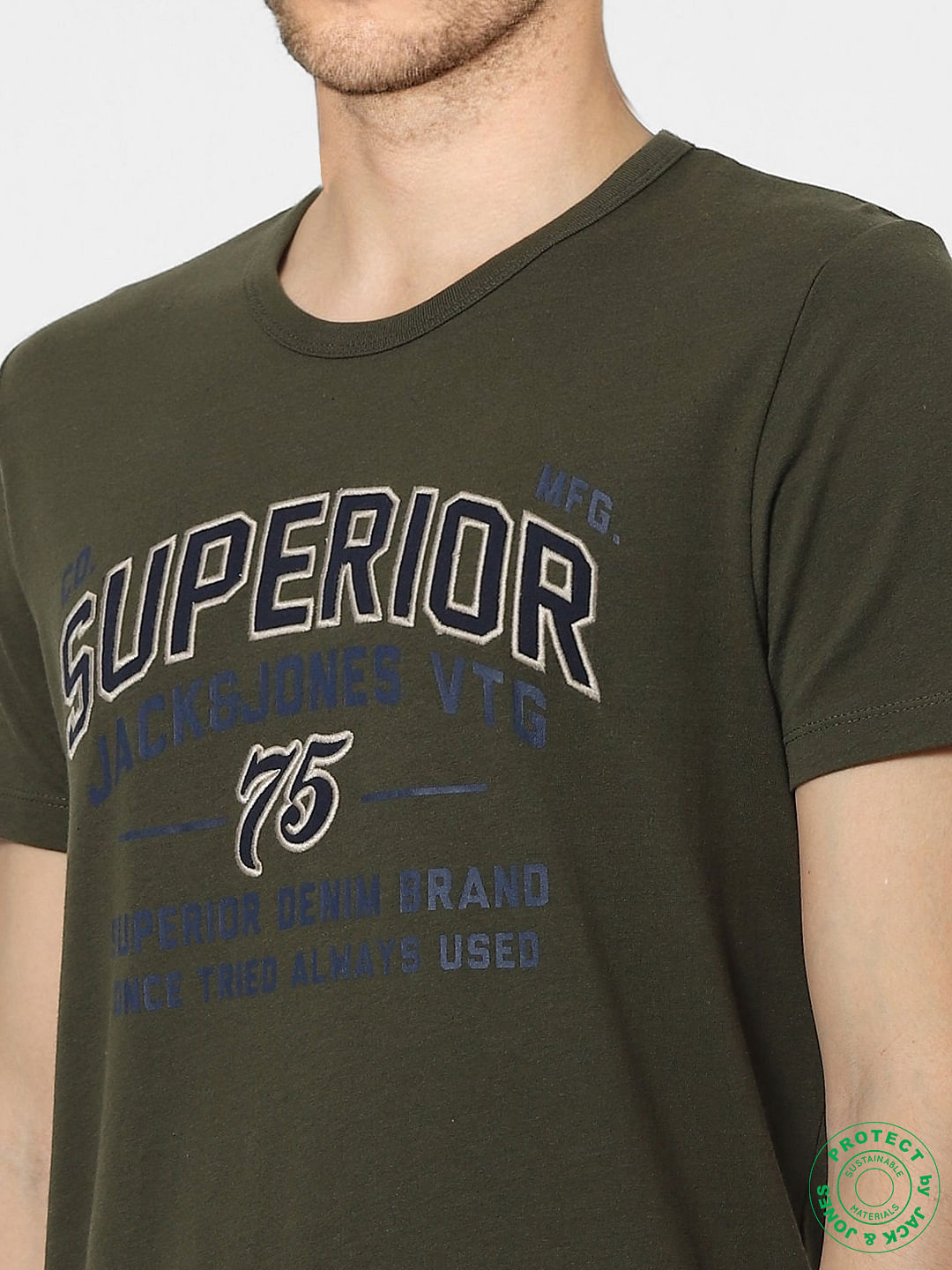 Green Graphic Print T-shirt