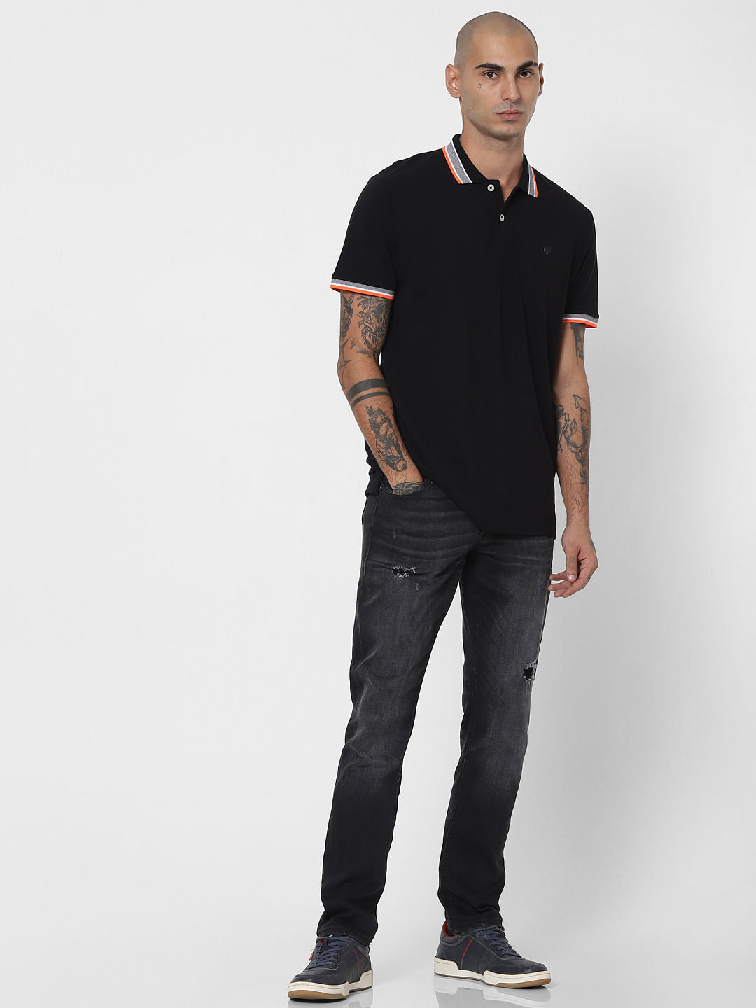 Black Polo T-shirt