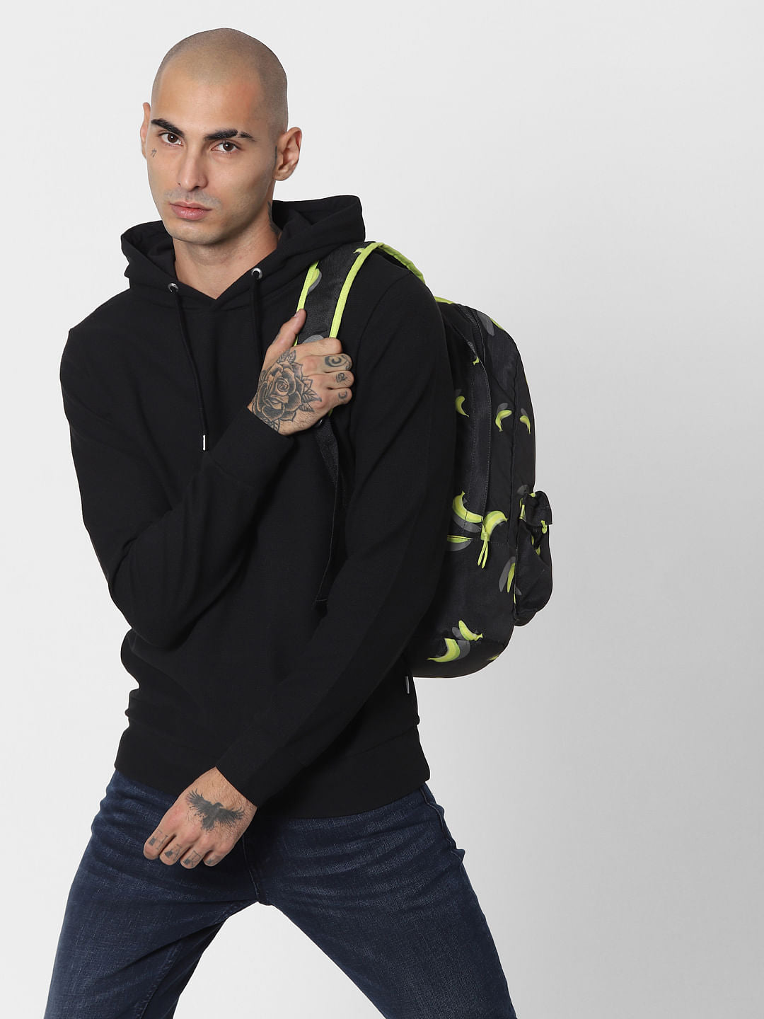 Black Hooded Sweatshirt - S