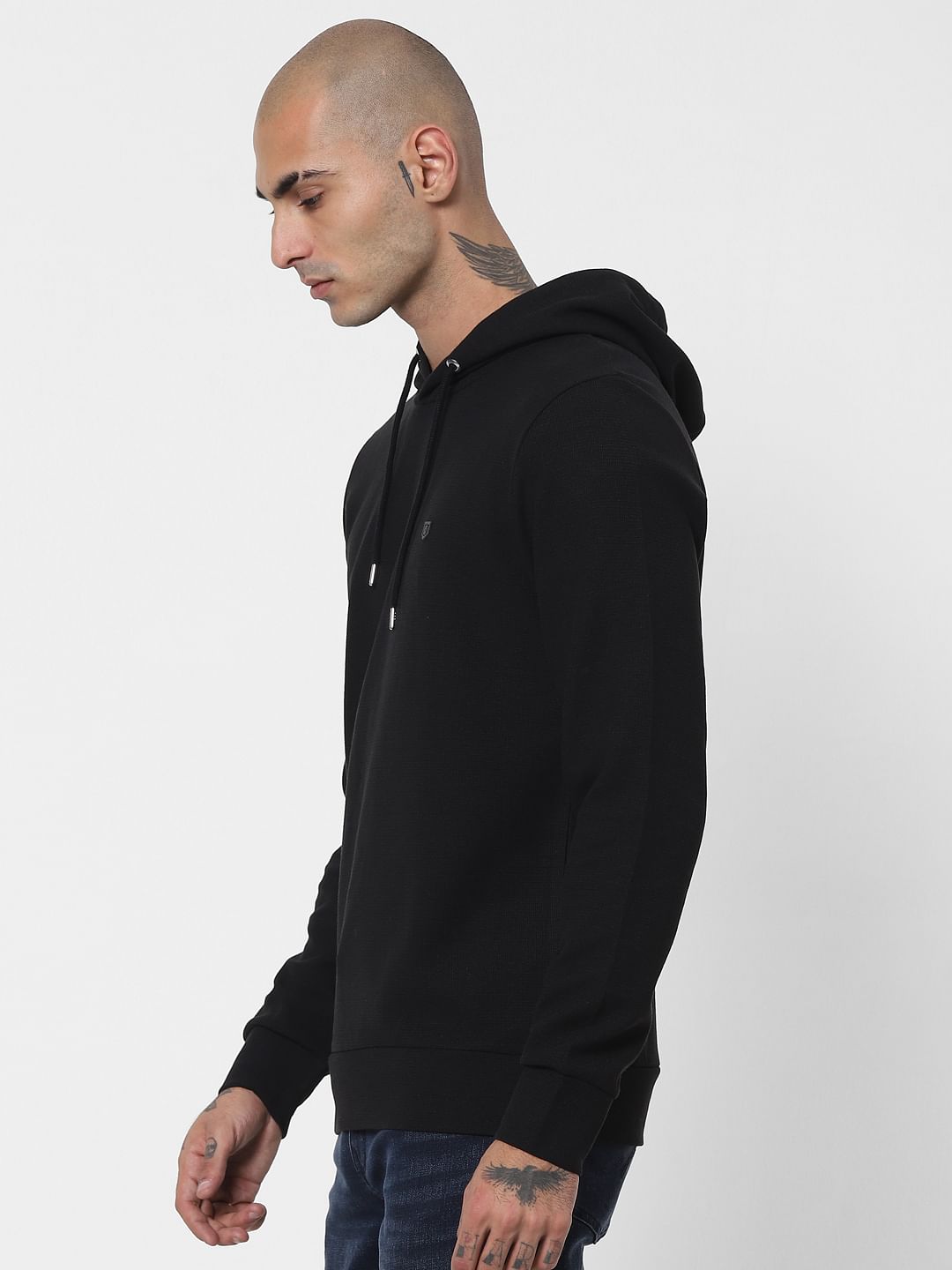 Black Hooded Sweatshirt