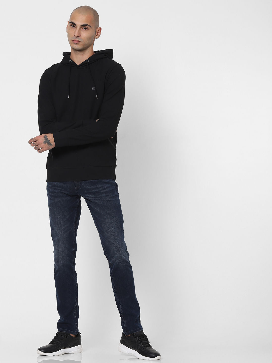 Black Hooded Sweatshirt