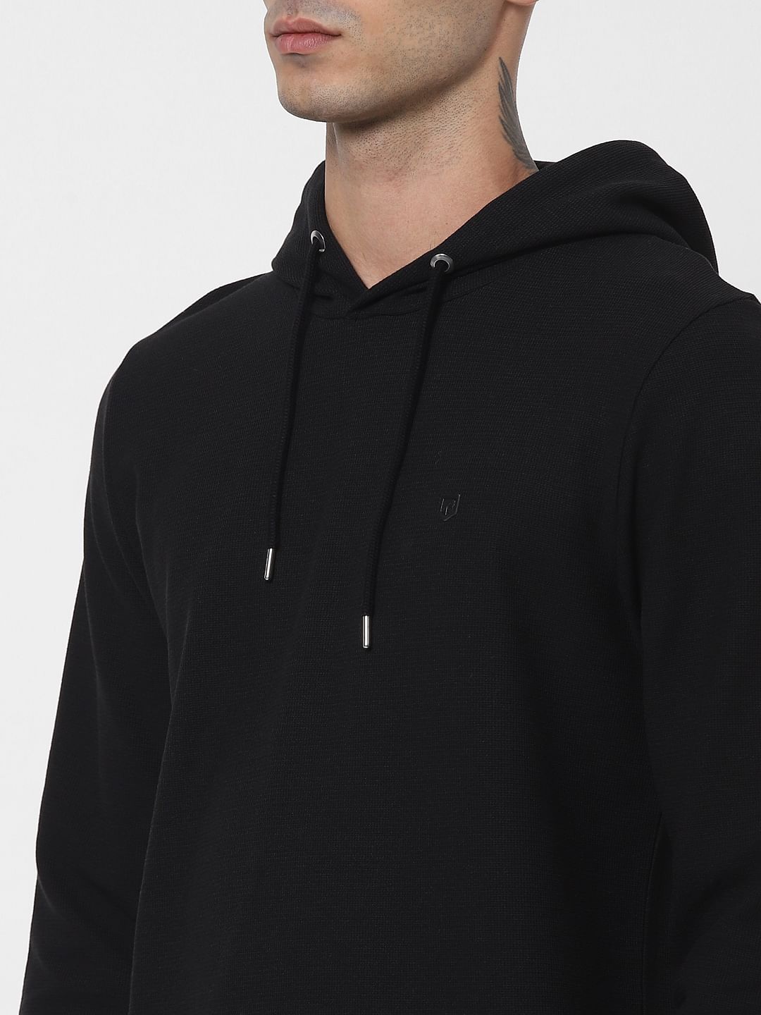 Black Hooded Sweatshirt