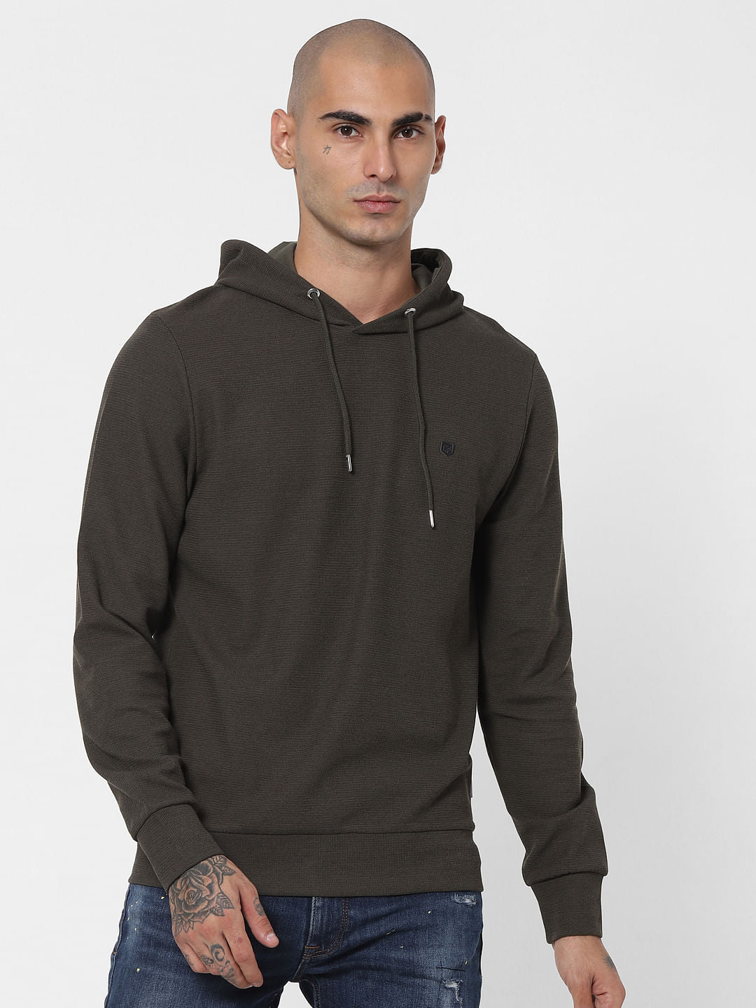 Green Hooded Sweatshirt