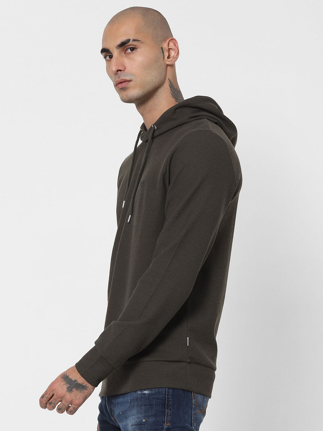 Green Hooded Sweatshirt