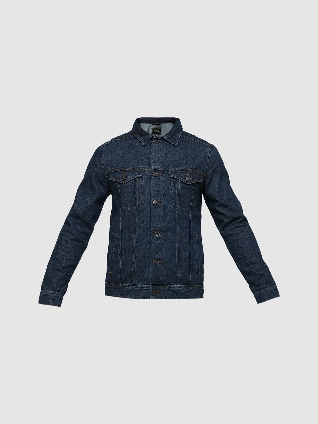 PRODUKT by JACK&JONES Dark Blue Cotton Denim Jacket