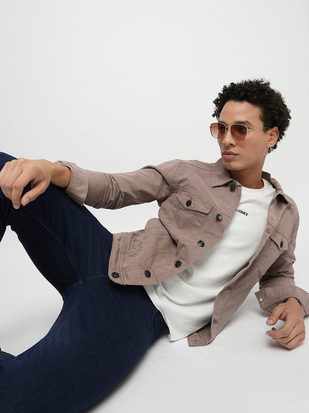 PRODUKT by JACK&JONES Grey Cotton Denim Jacket - S