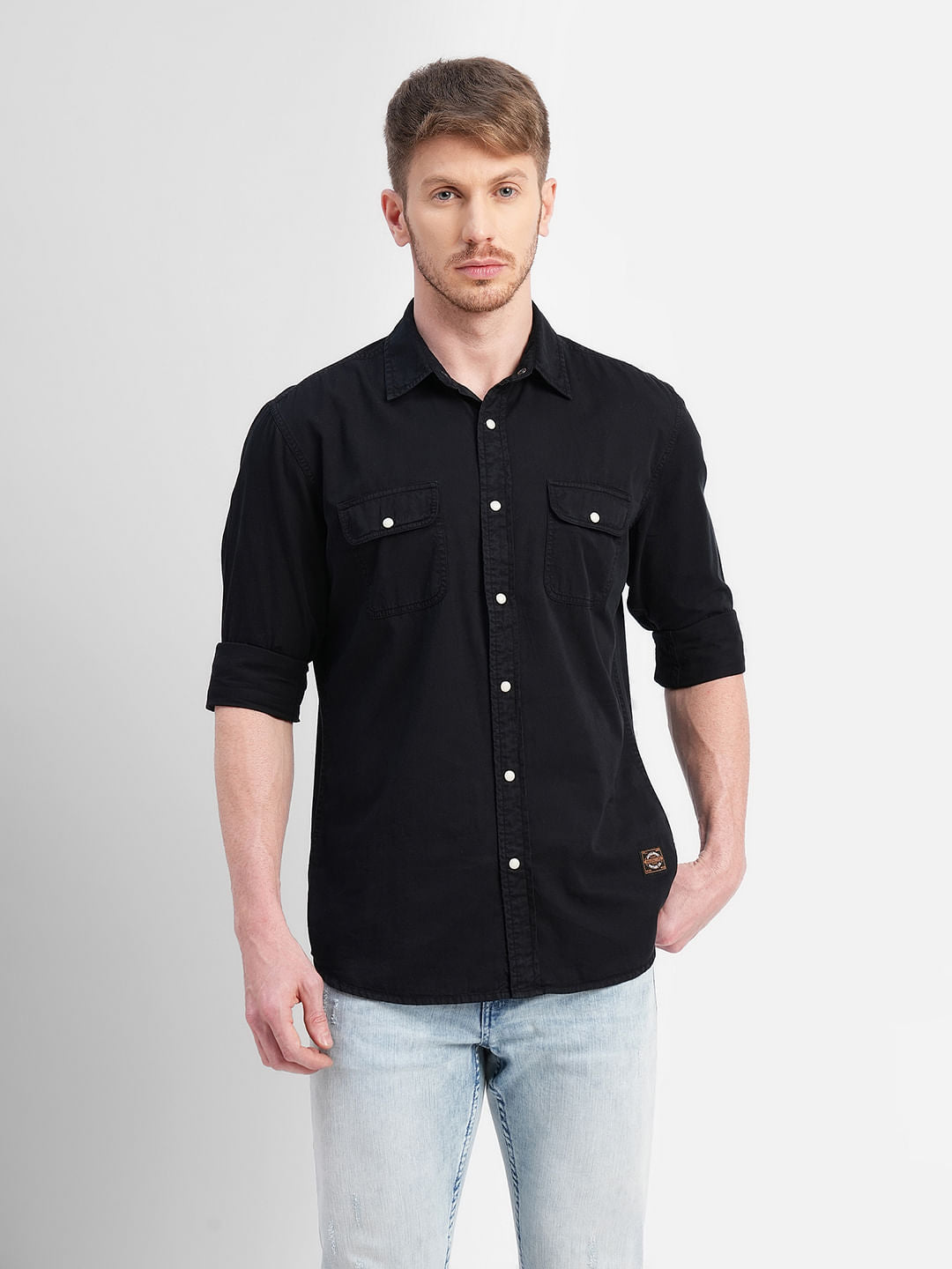 Black Full Sleeves Shirt