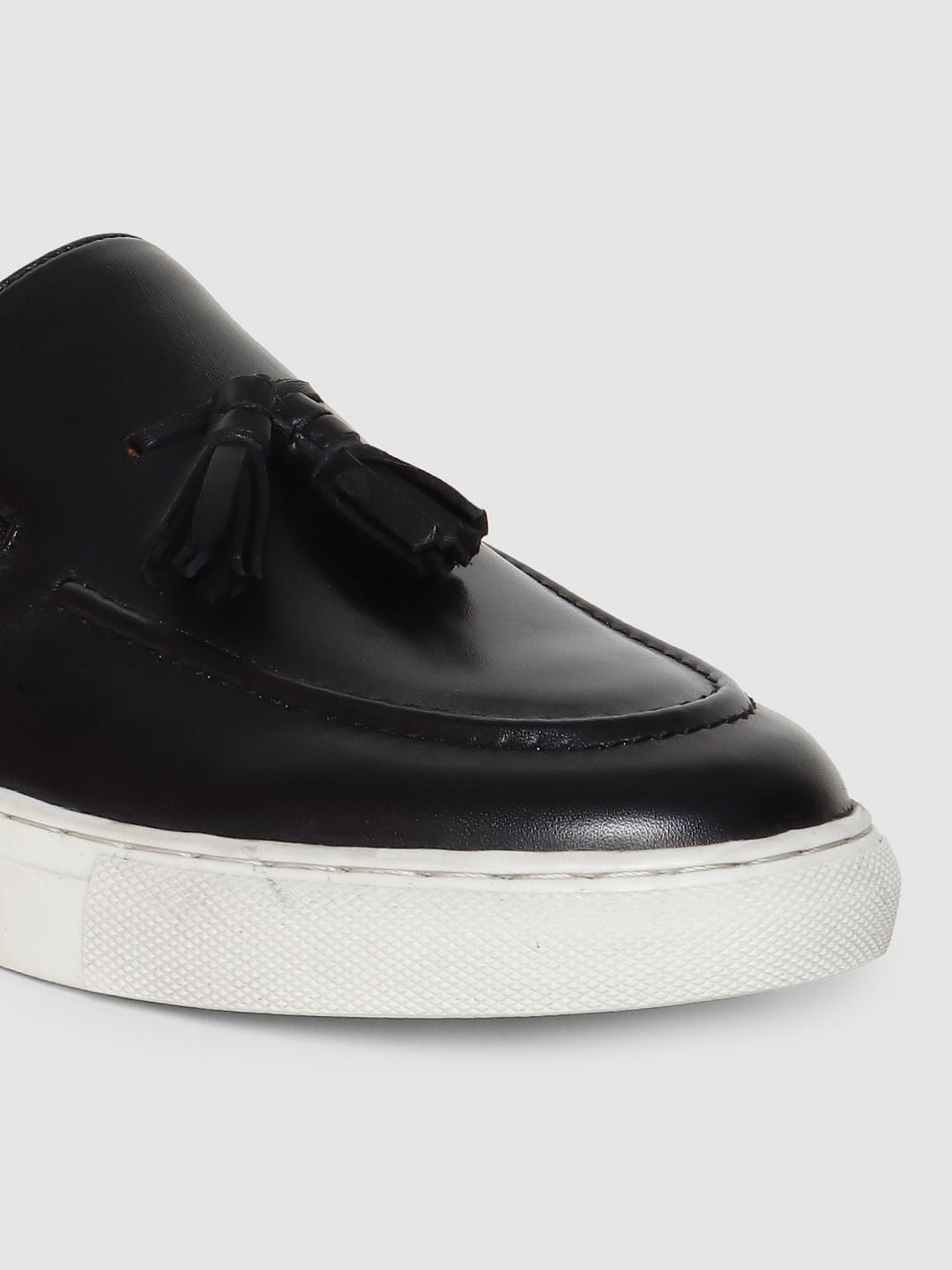 Black Tassel Loafers