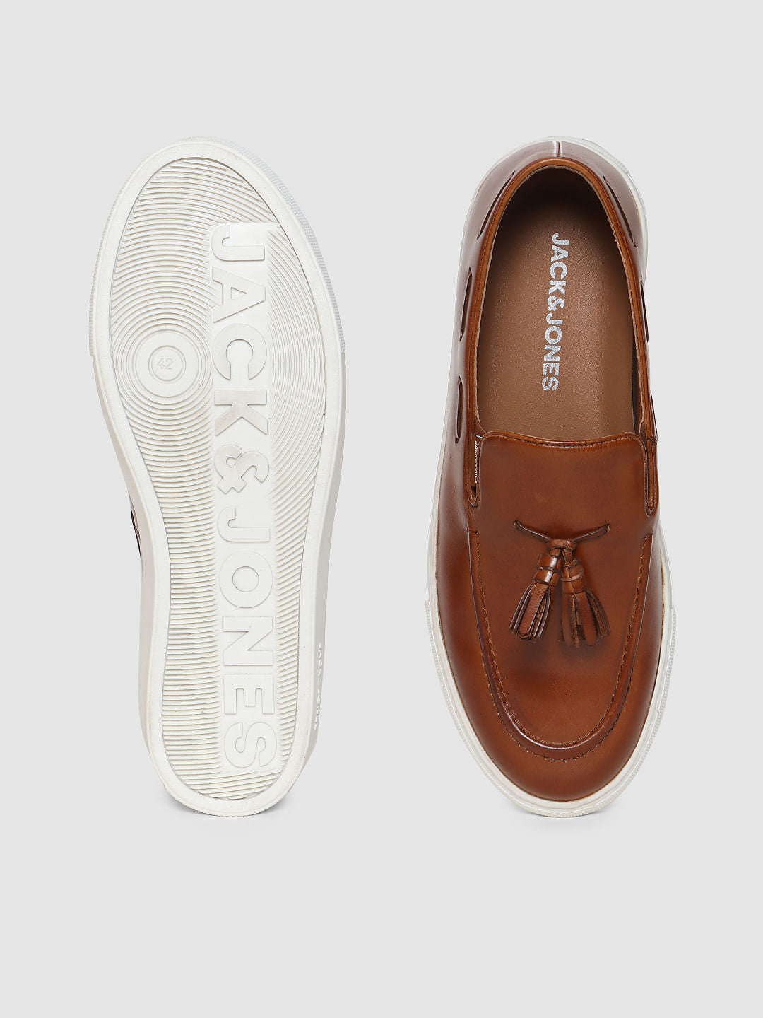 Brown Tassel Loafers