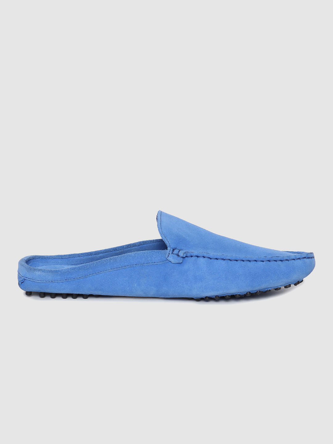 Blue Slip On Loafers