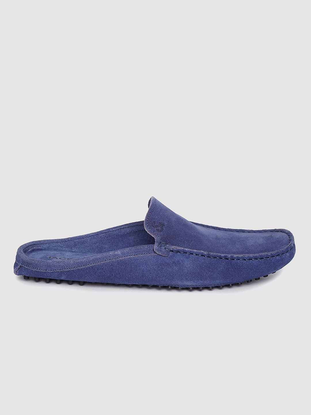 Blue Slip Ons - 6