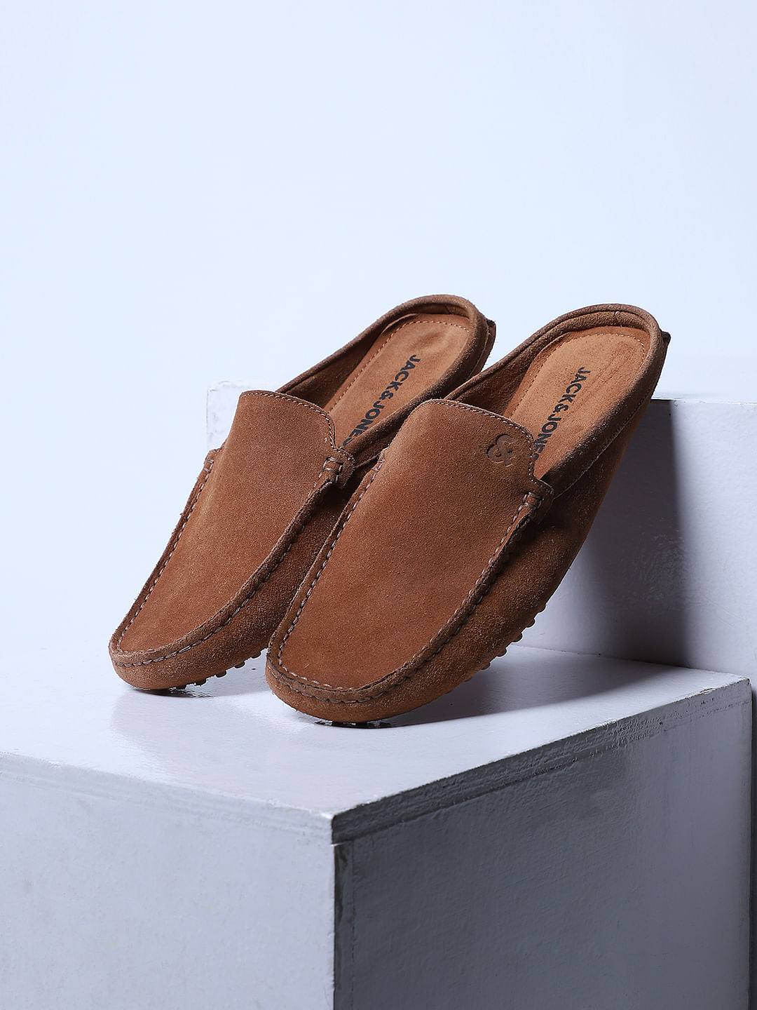 Brown Suede Loafers - 6