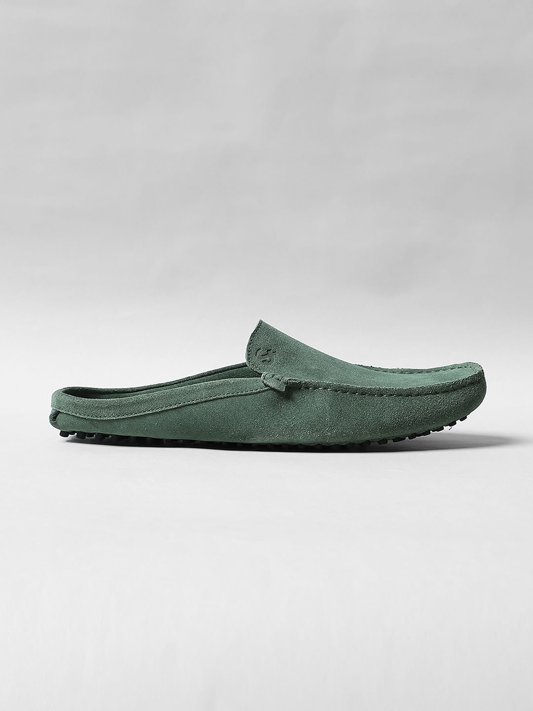 Green Suede Loafers