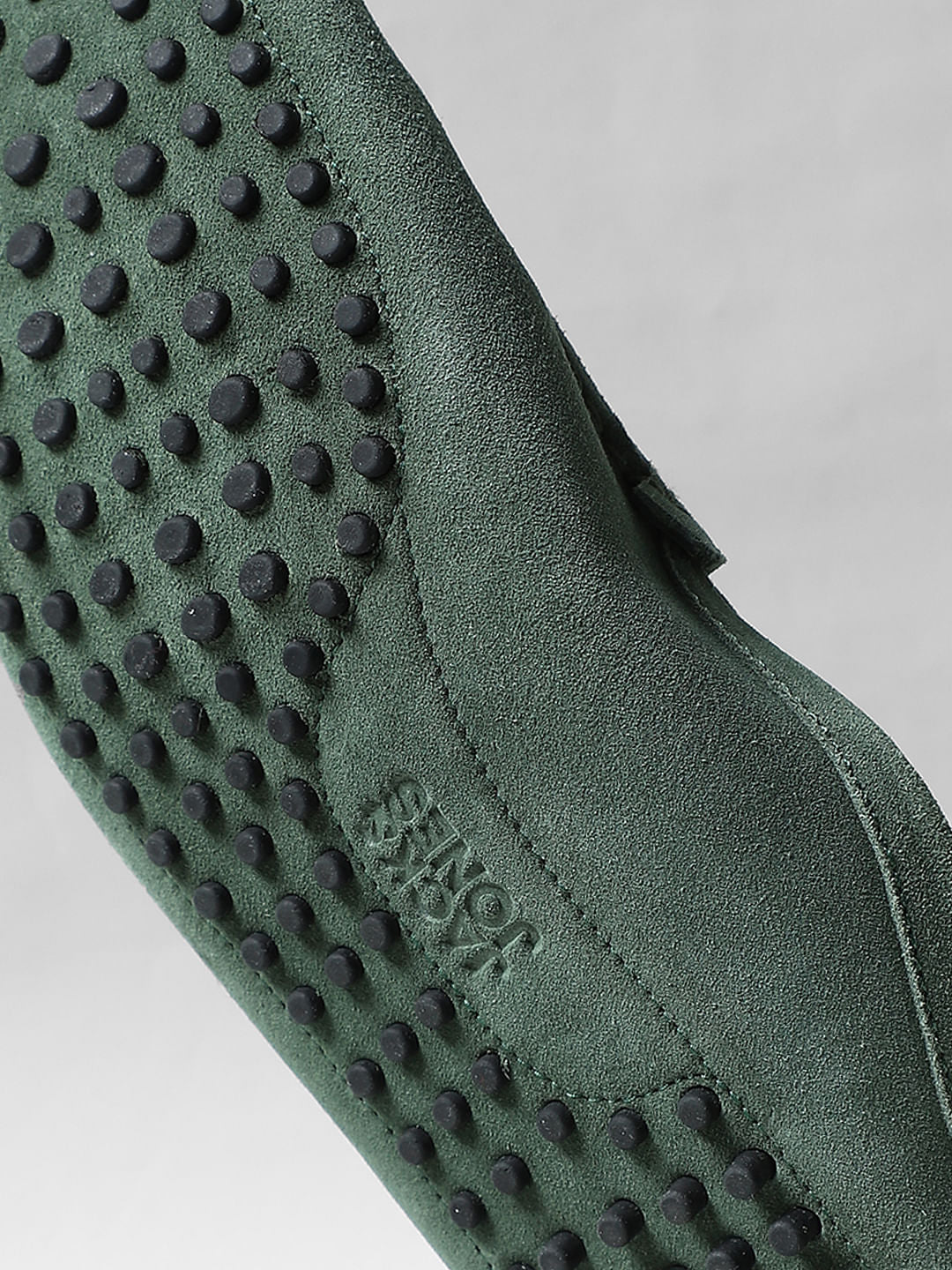 Green Suede Loafers