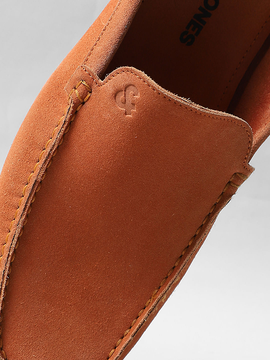 Orange Suede Loafers