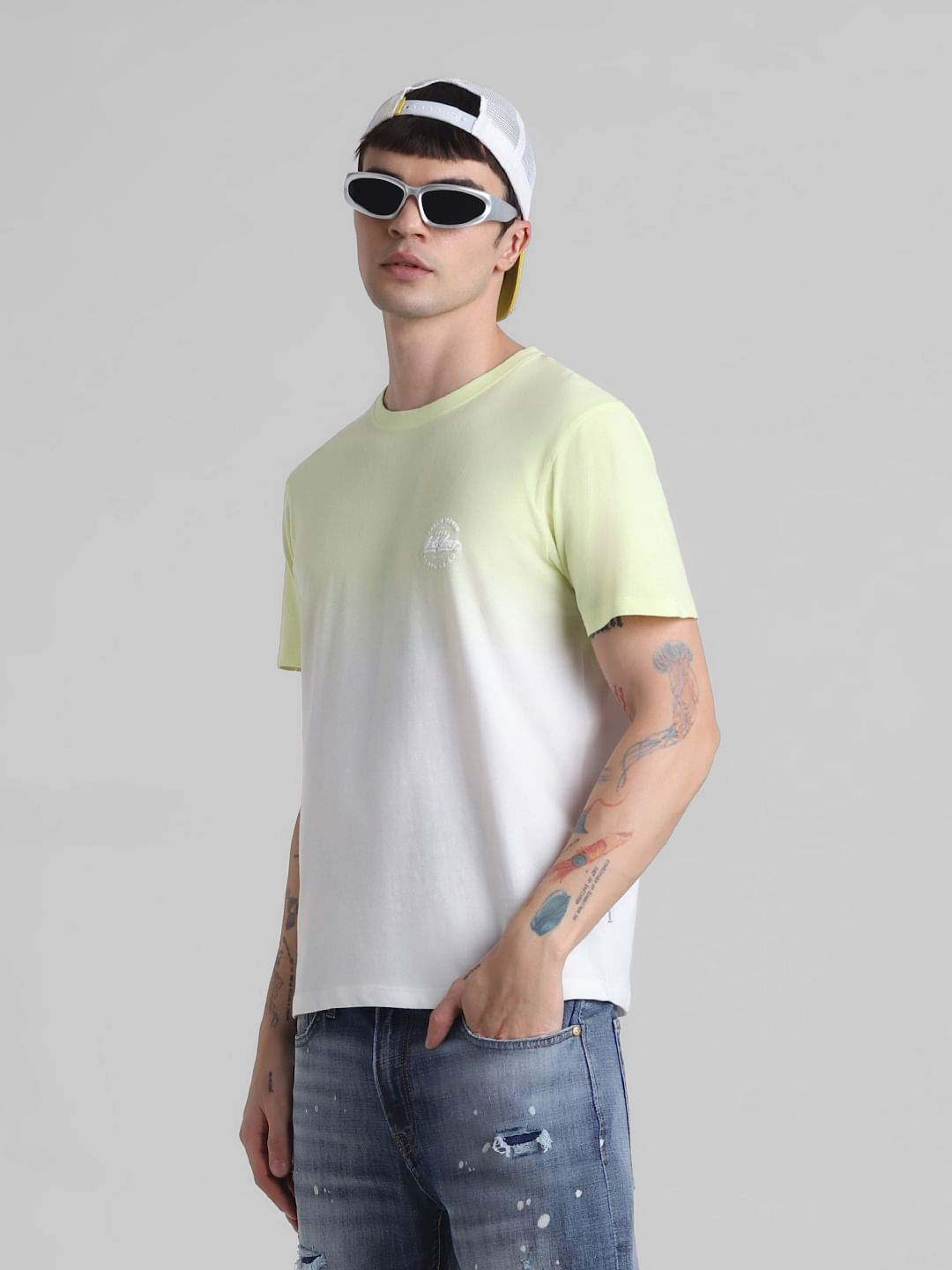 Green Ombre Crew Neck T-shirt