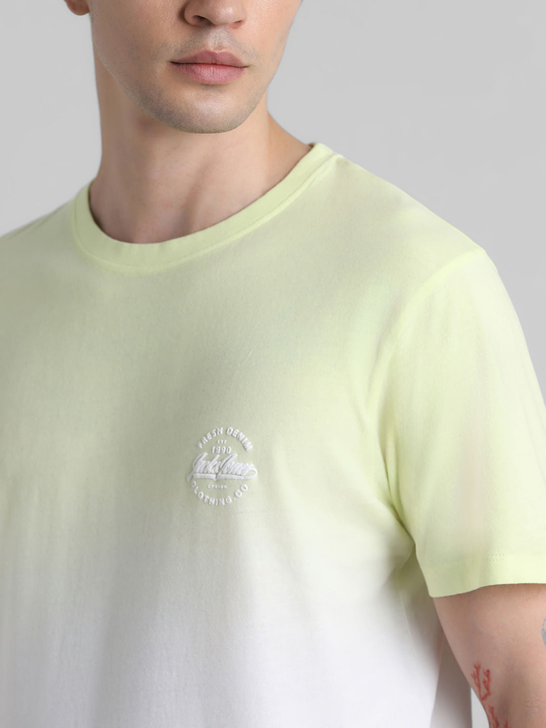 Green Ombre Crew Neck T-shirt