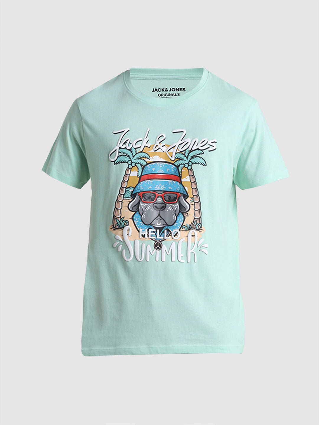 Green Graphic Print T-shirt