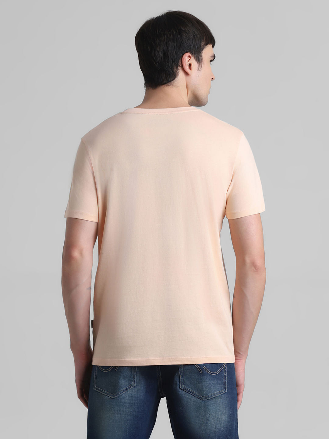 Peach Window Print T-shirt