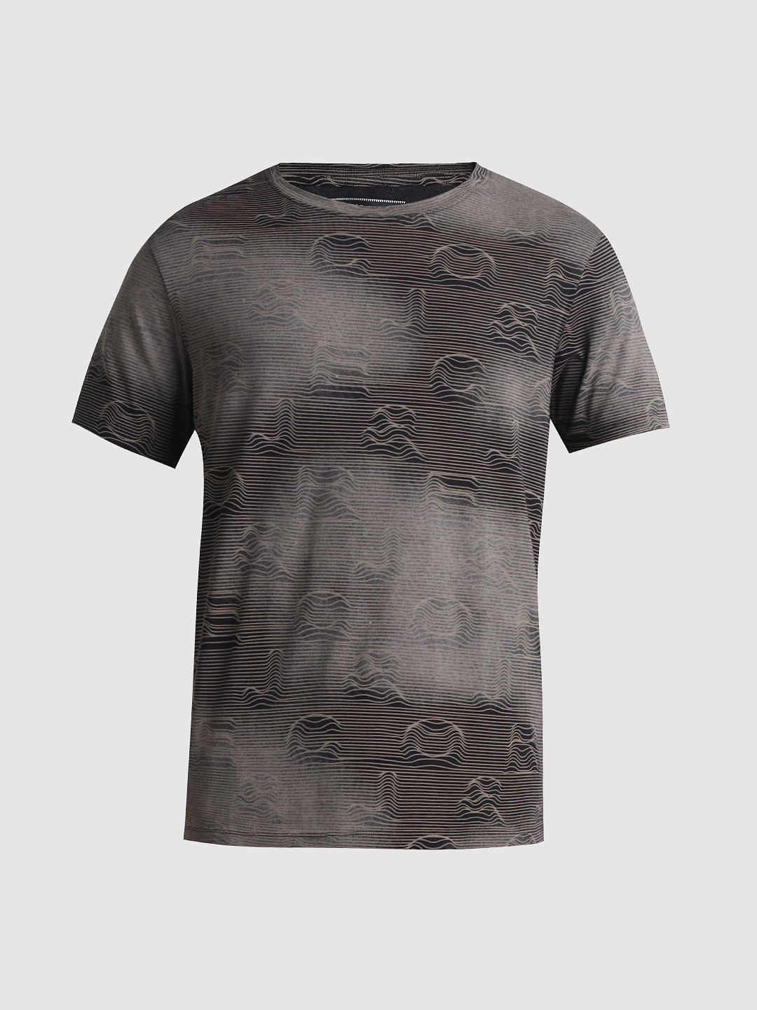 Black Logo Engrave Oversized T-shirt