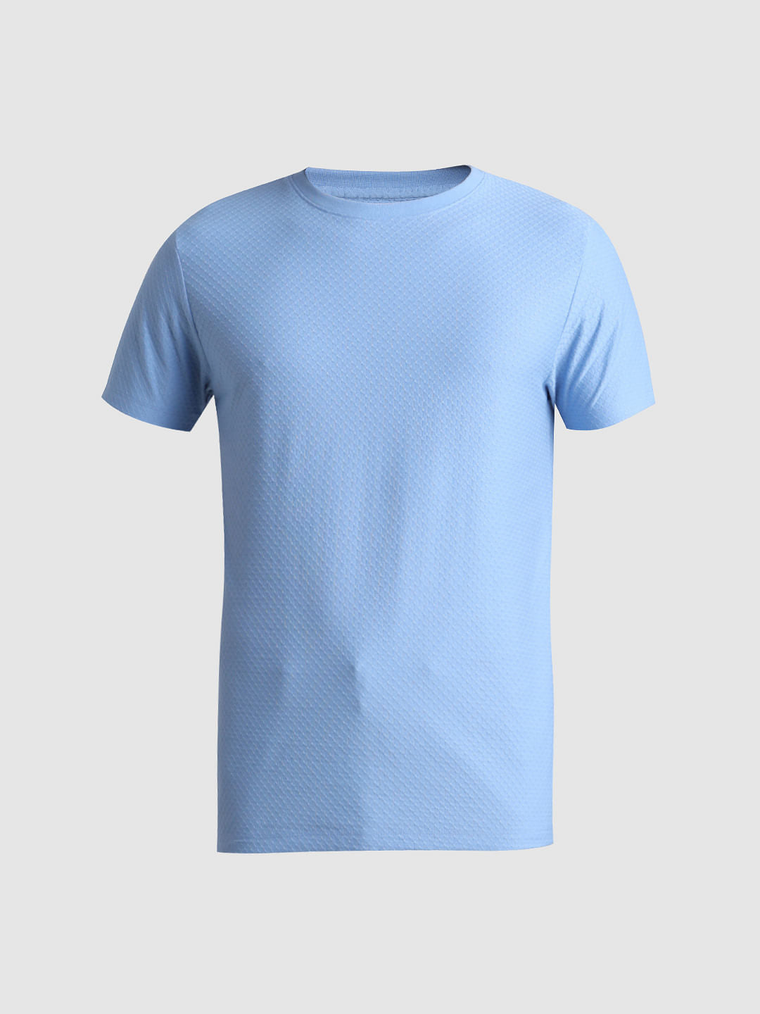 Blue Crew Neck T-shirt