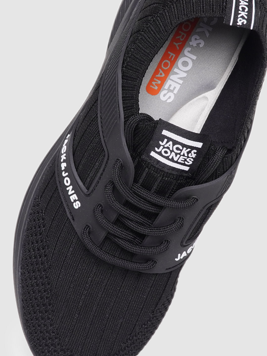 Black Lace Up Sneakers