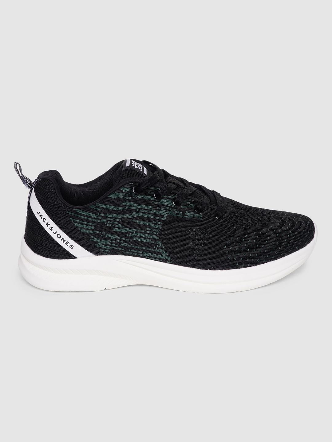 Black Lace Up Sneakers - 6