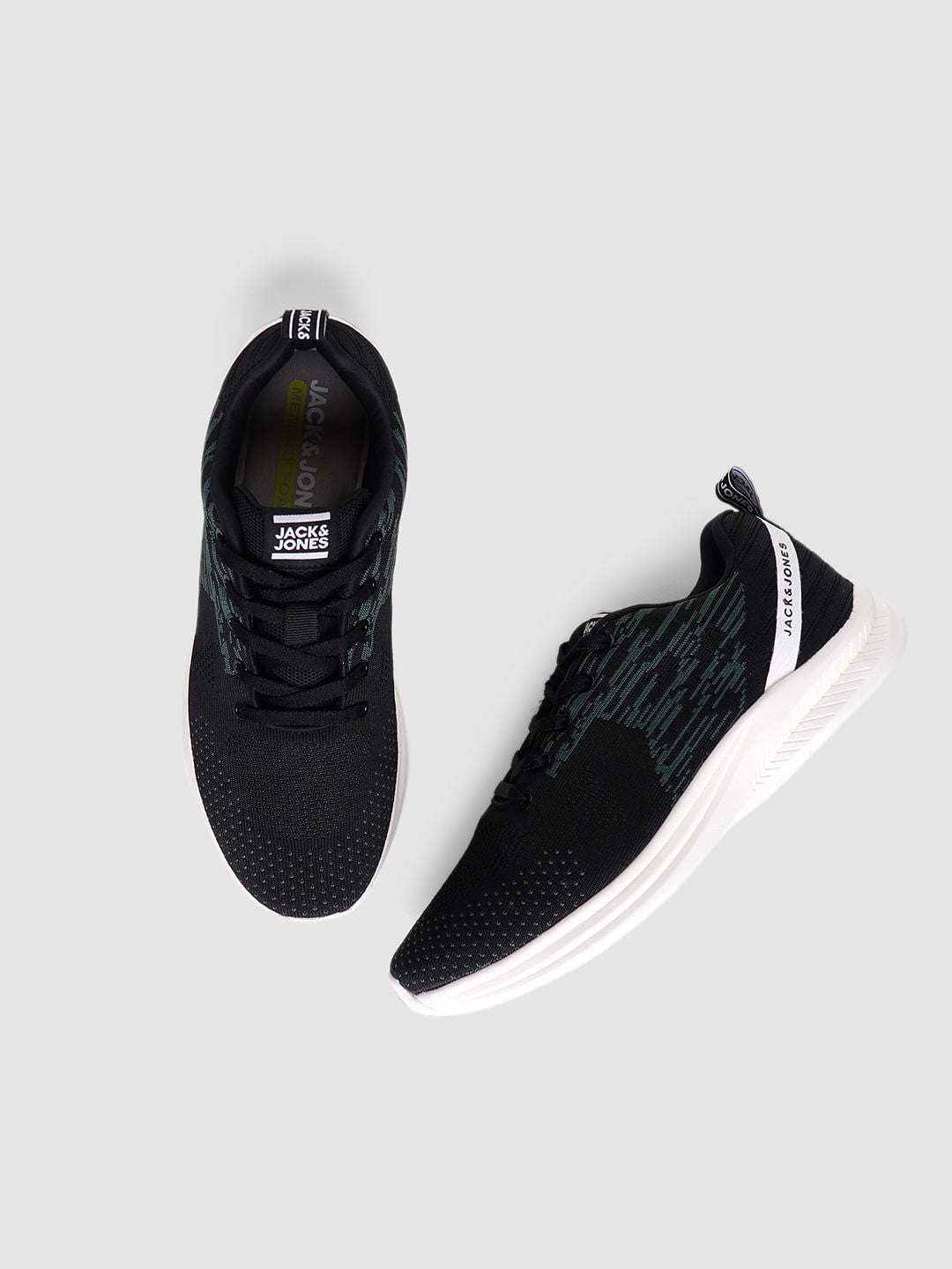 Black Lace Up Sneakers