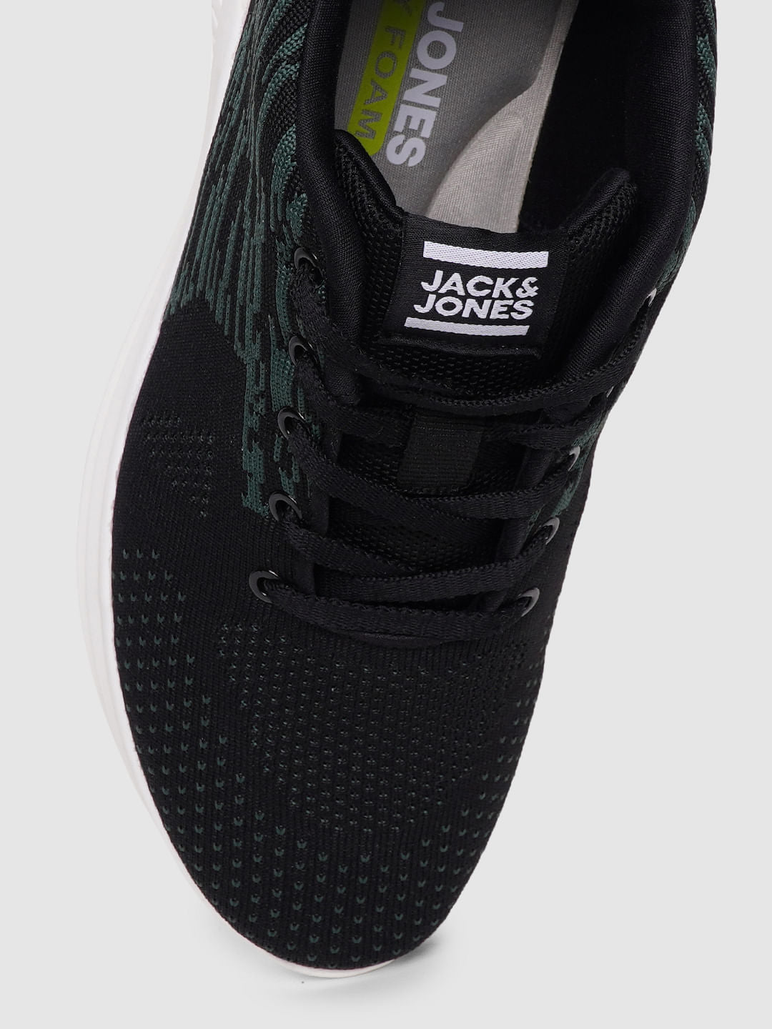 Black Lace Up Sneakers