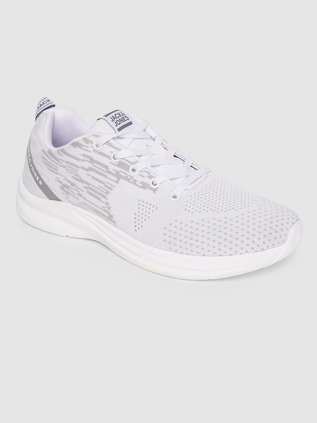 White Lace Up Sneakers
