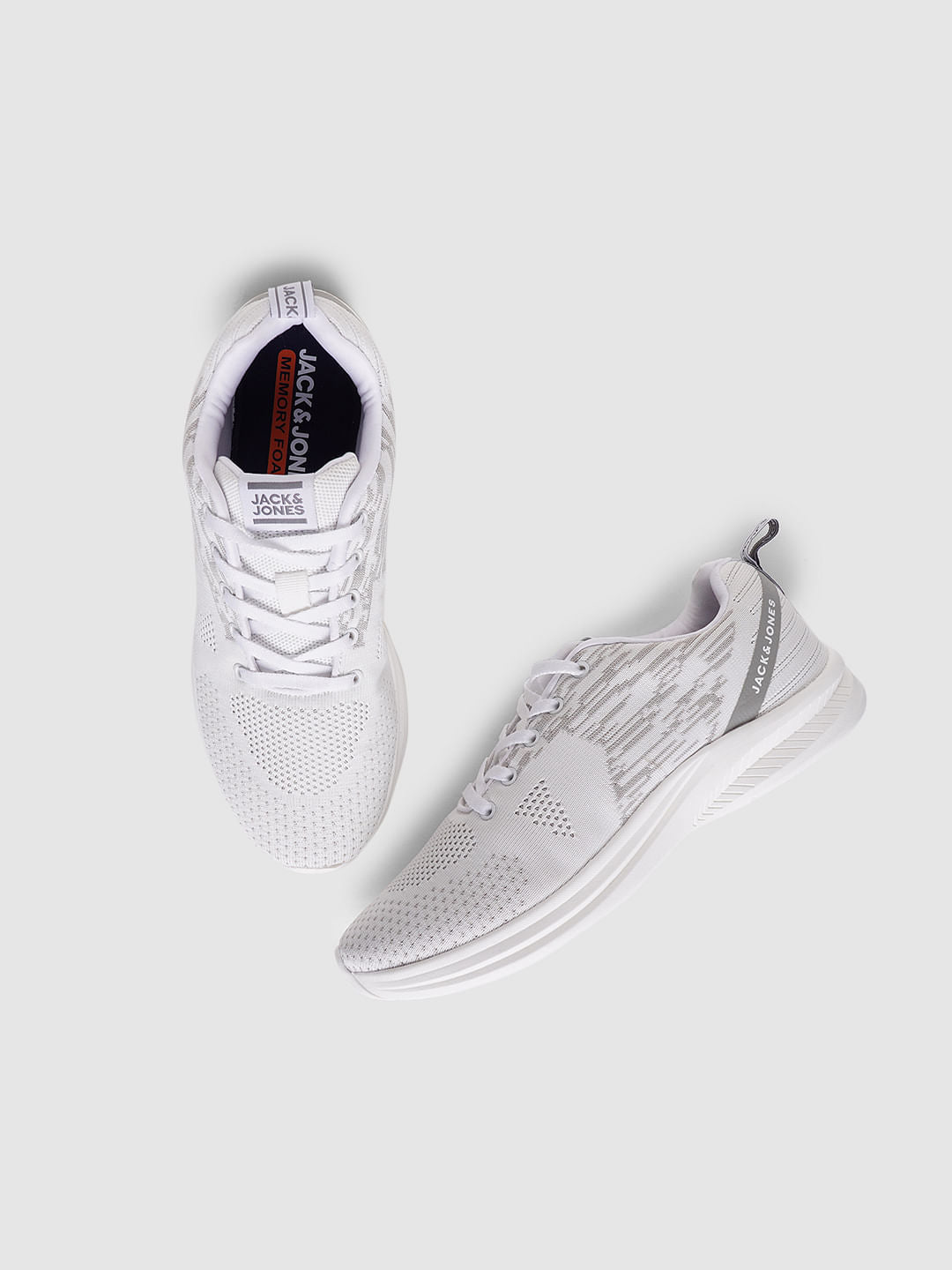 White Lace Up Sneakers