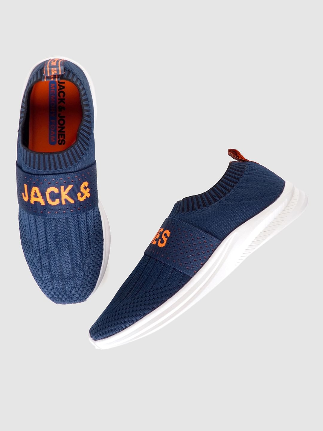 Blue Slip On Sneakers
