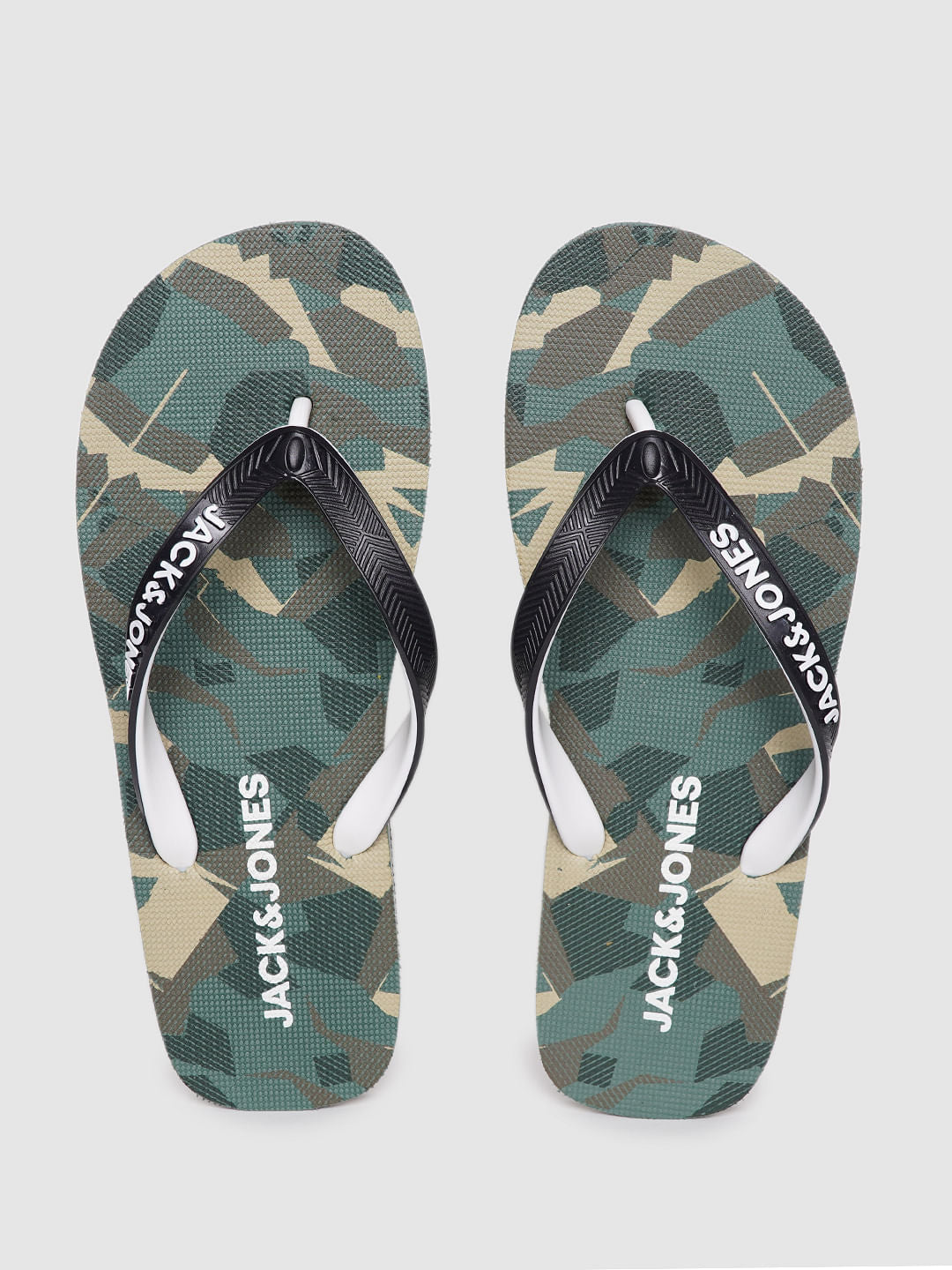 Green Camo Flip Flops - 6
