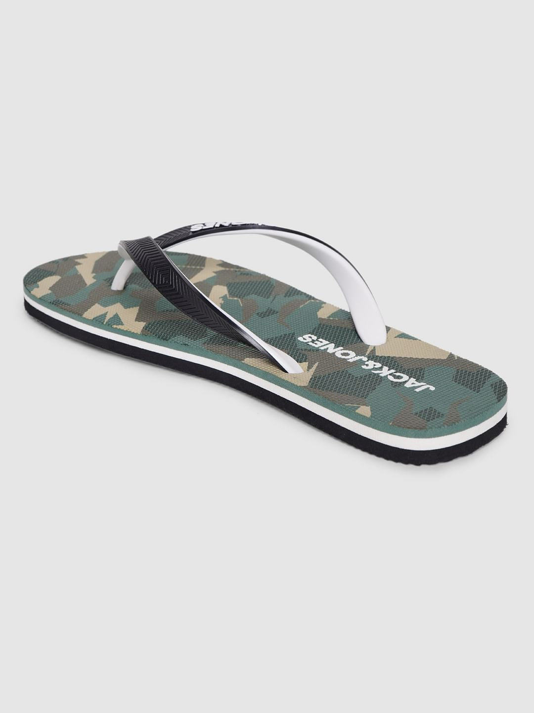 Green Camo Flip Flops