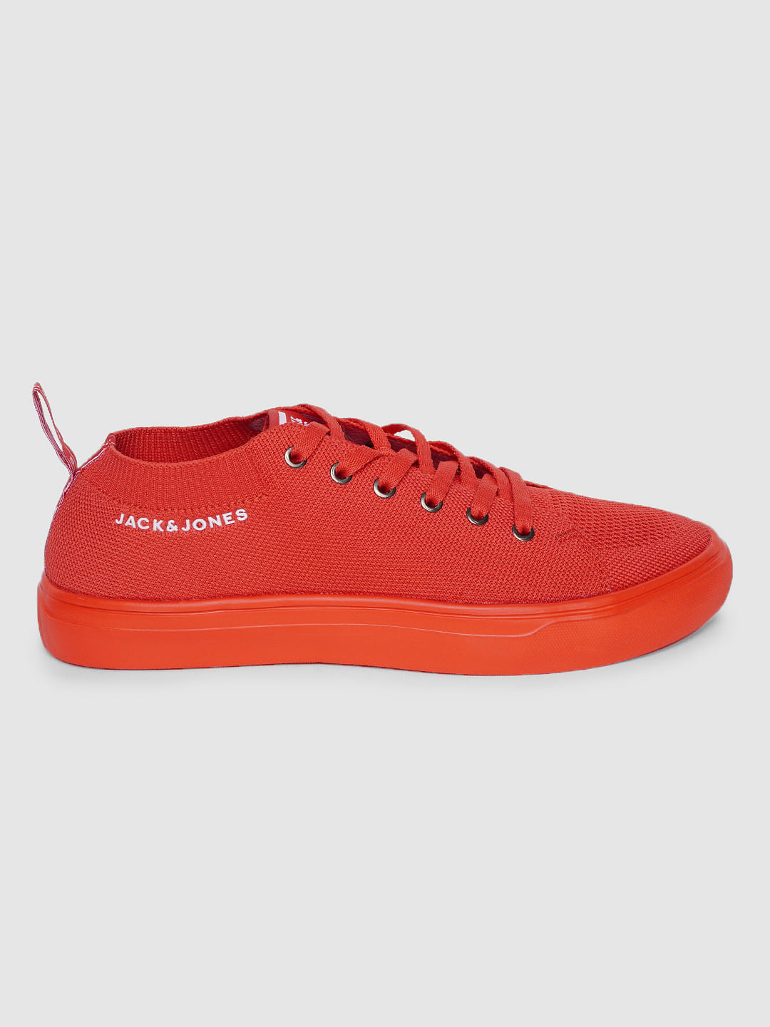 Red Lace Up Sneakers