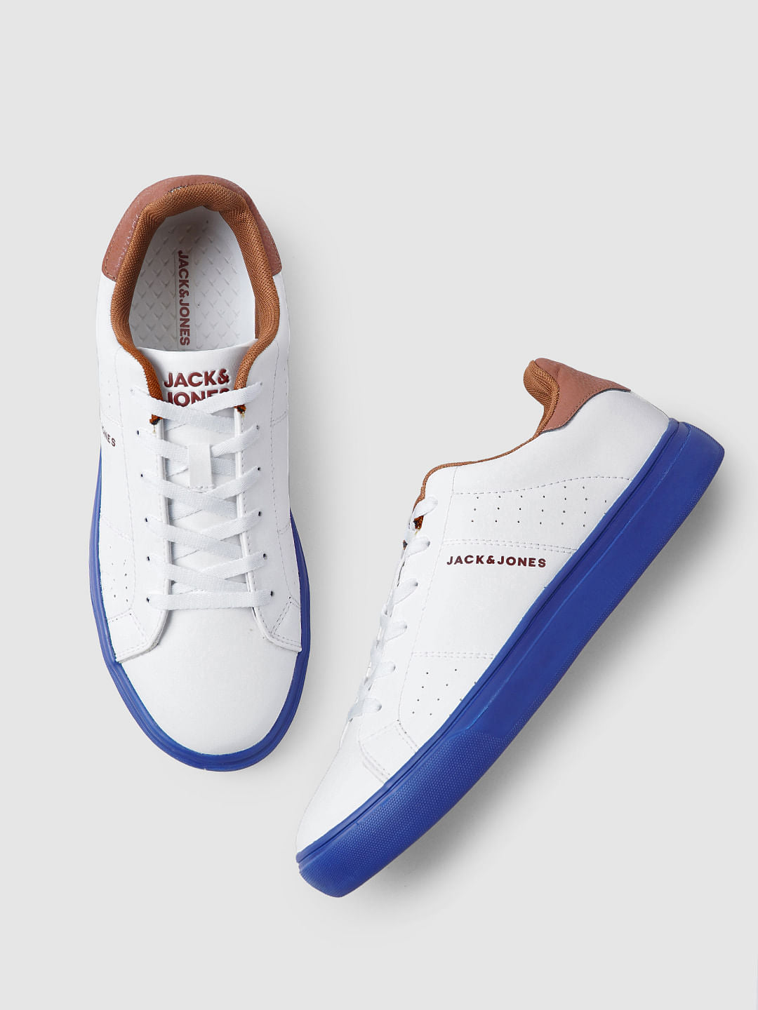 White PU Casual Sneakers