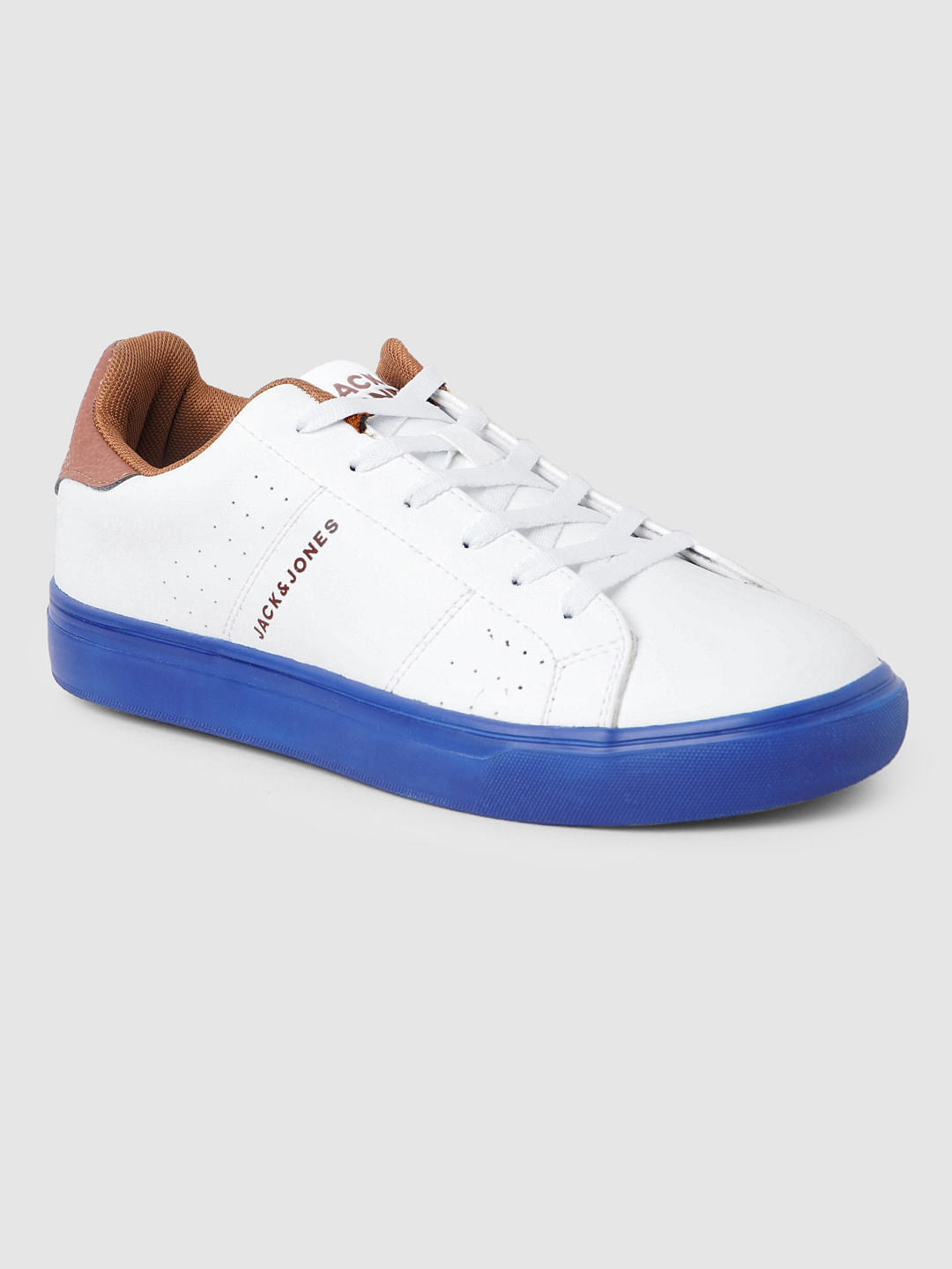 White PU Casual Sneakers