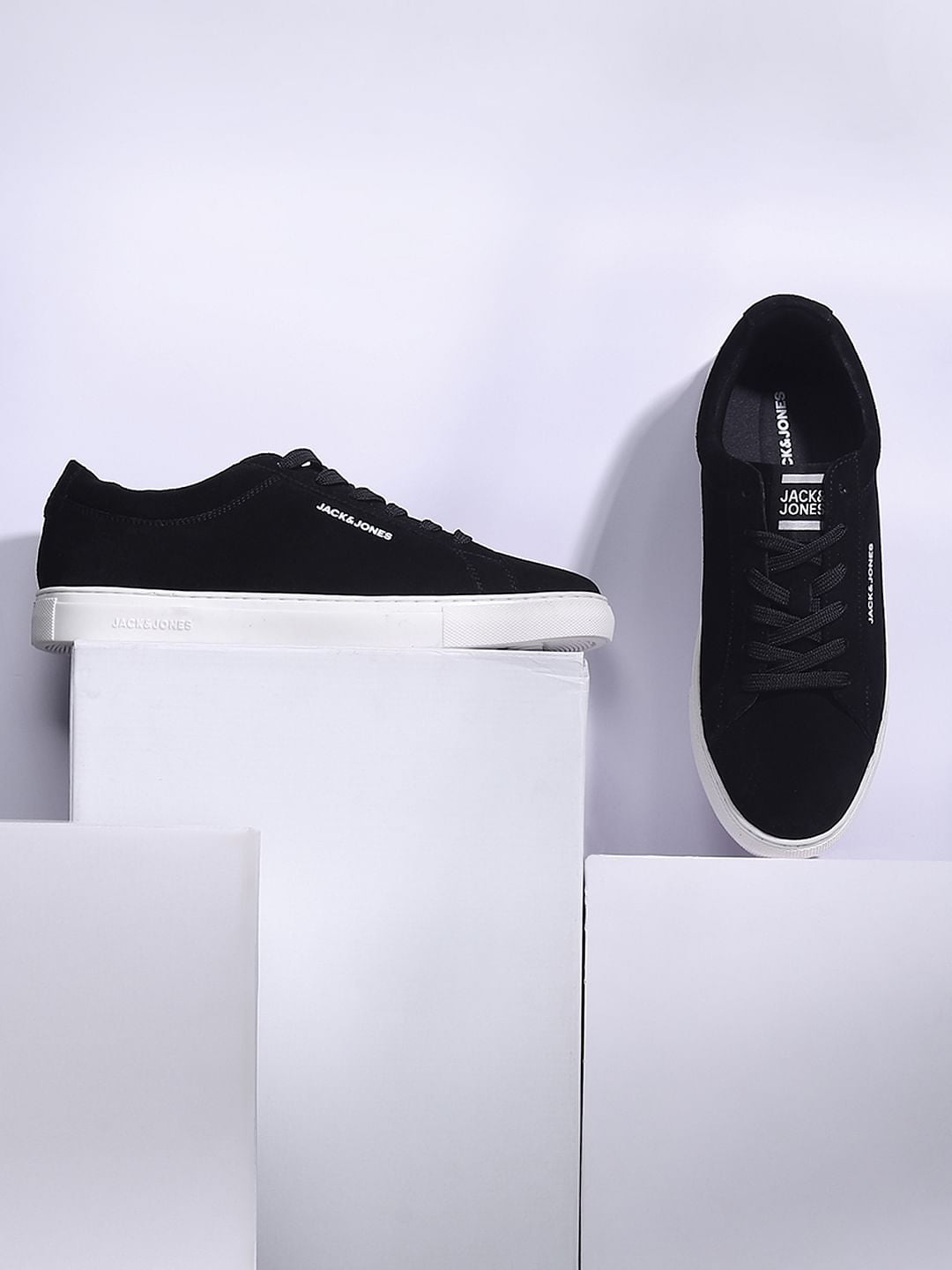 Black Logo Detail Sneakers - 6