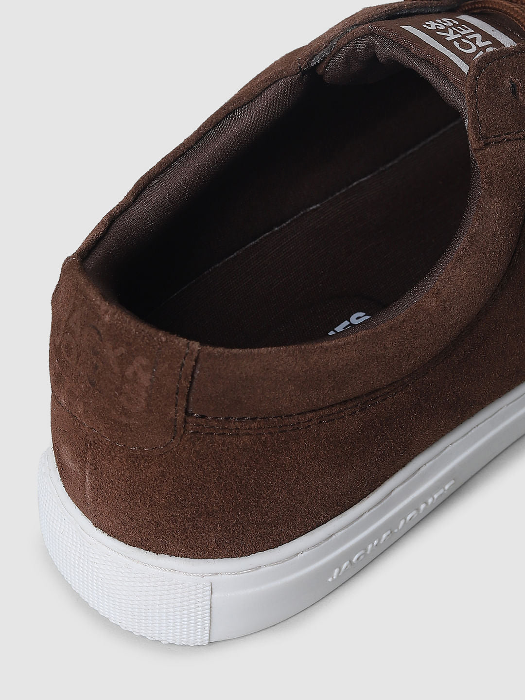 Brown Logo Detail Sneakers