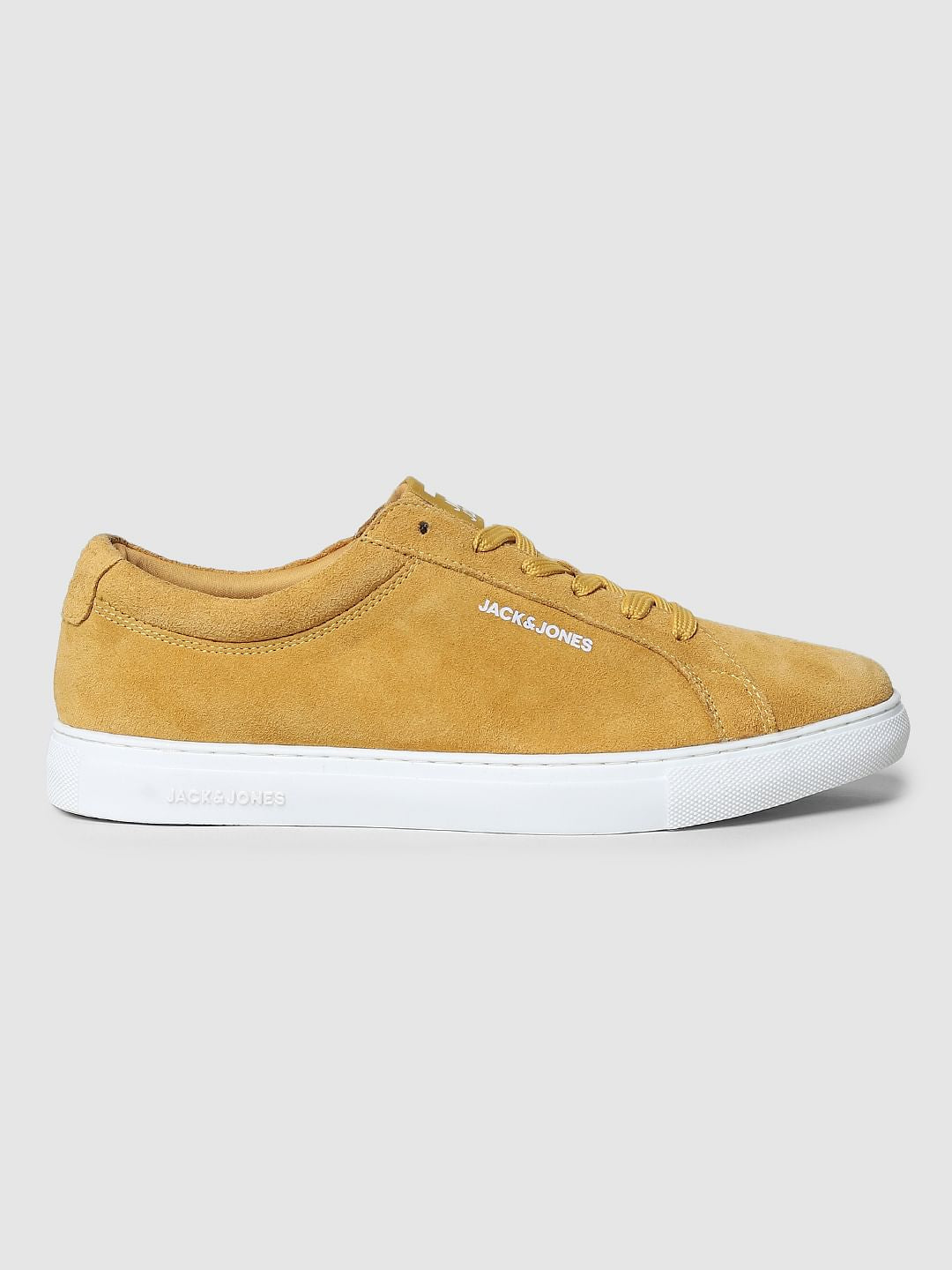 Yellow Logo Detail Sneakers