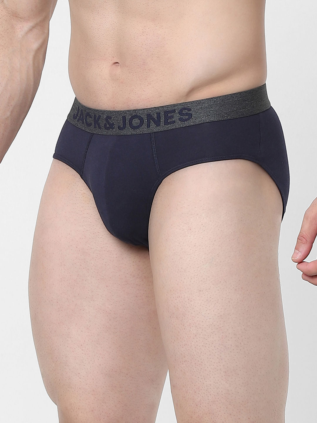 Blue Logo Print Briefs