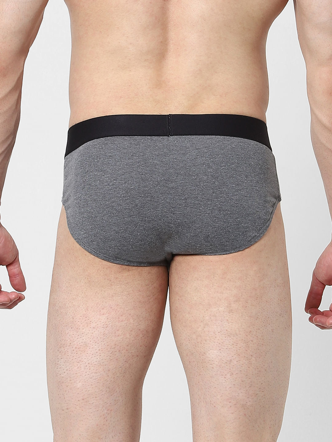 Pack Of 2 Blue & Grey Briefs