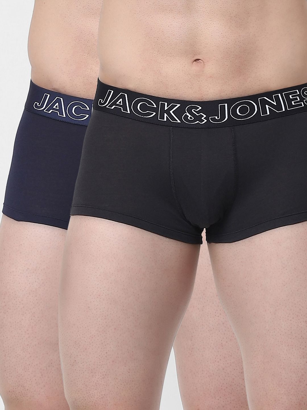 Pack Of 2 Black & Blue Trunks