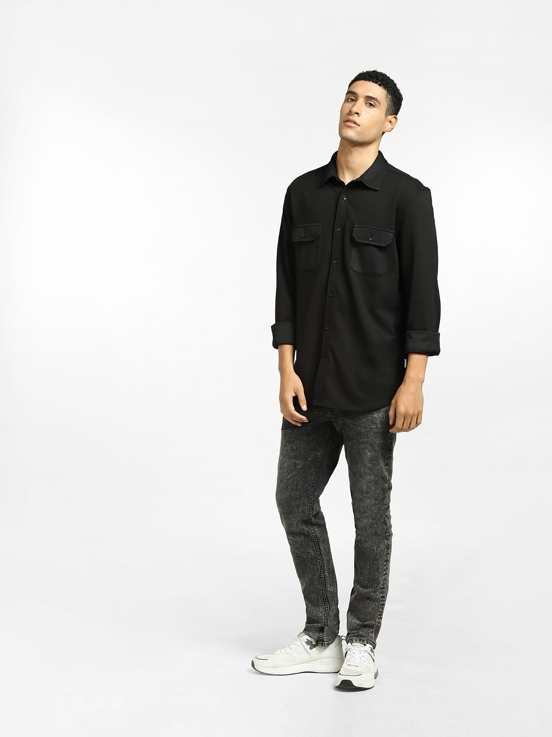 Black Full Sleeves Shirt