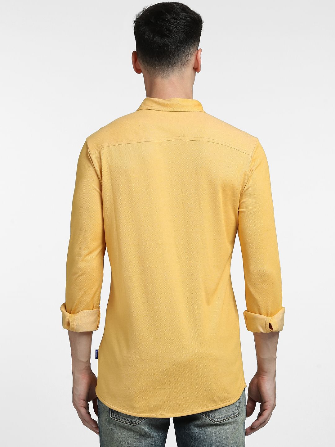 Yellow Full Sleeves Shirt