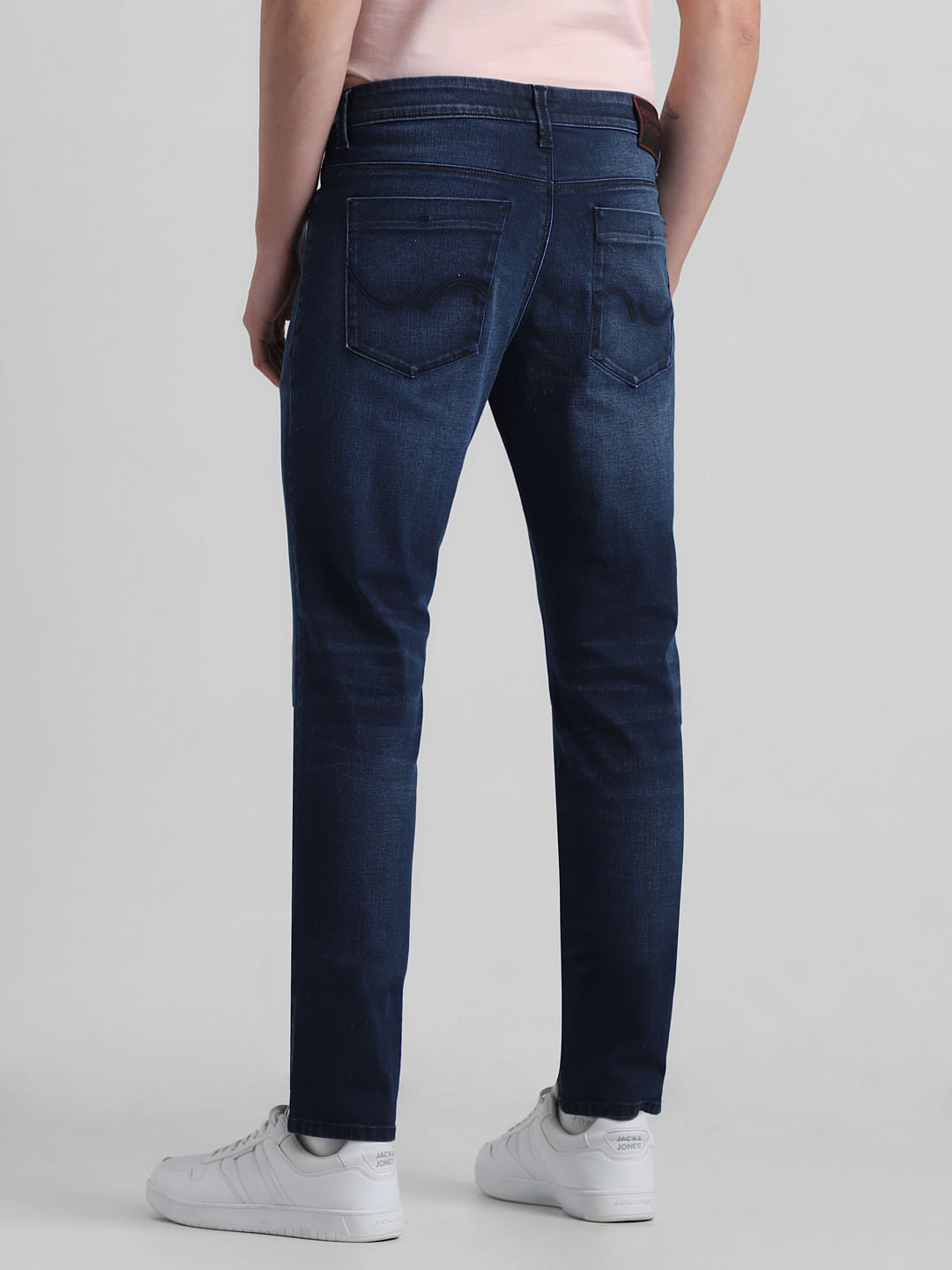 Dark Blue Low Rise Glenn Slim Fit Jeans