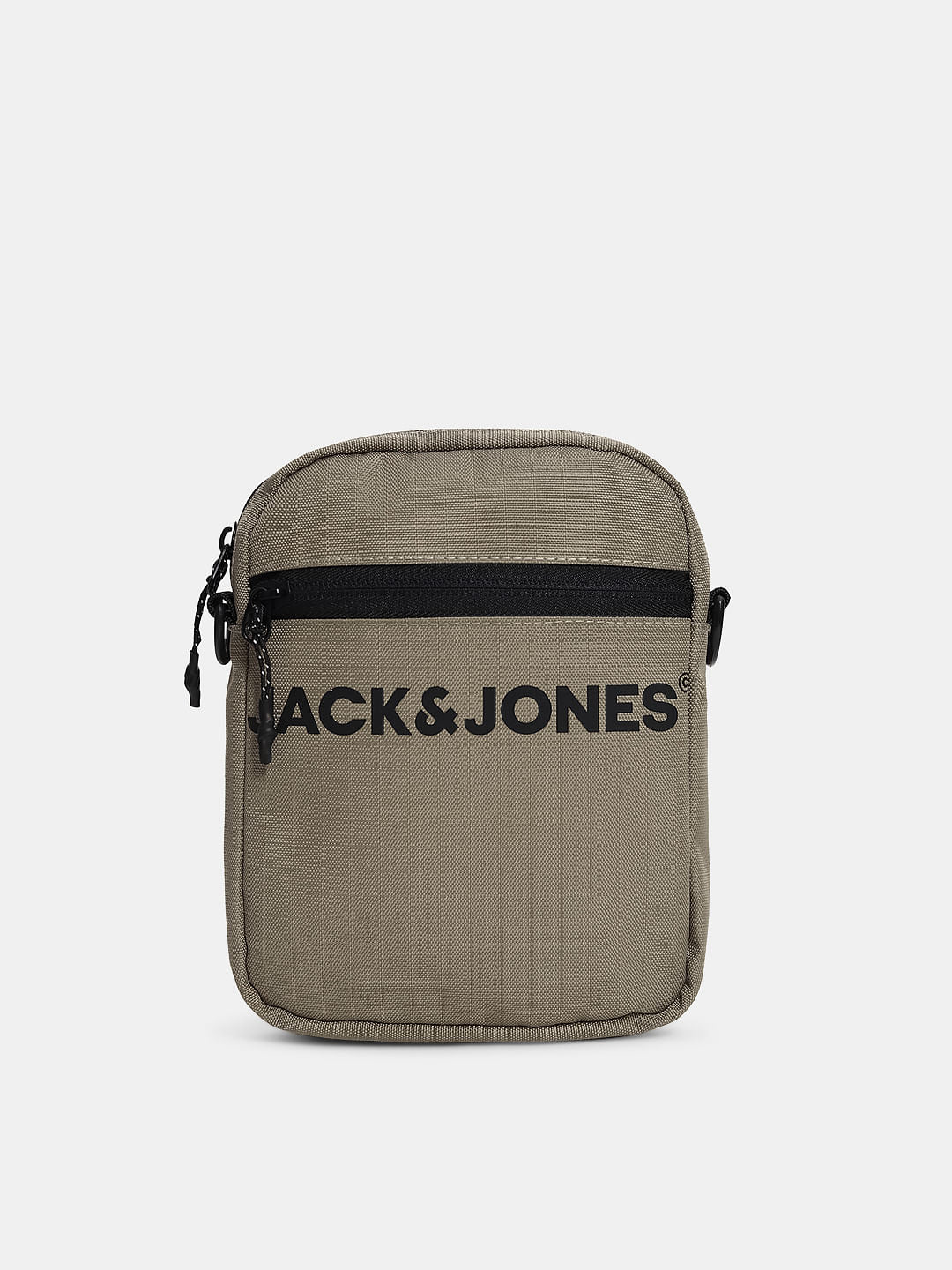 Green Logo Print Sling Bag - ONE